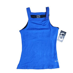 NWT TLF Apparel Lenox Tank Top Fitted Small Built in Bra sz XS